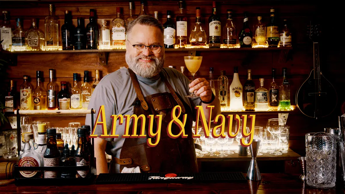 Army & Navy -Klassisk gincocktail med orgeat