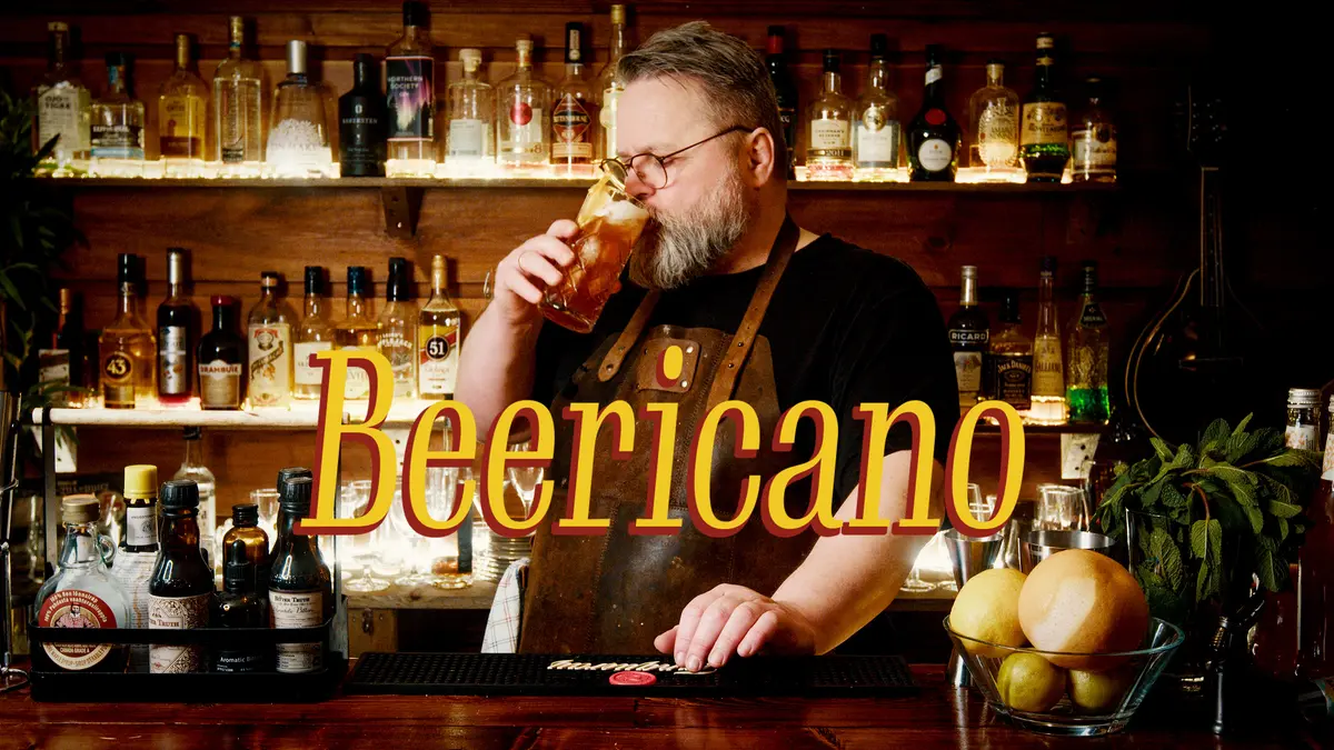 Beericano -øl møter aperitivo i en overraskende god cocktail