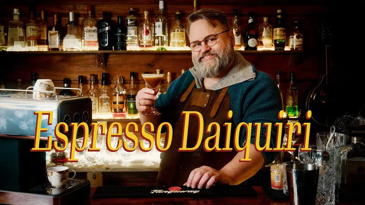 Espresso Daiquiri -kaffemusikk i et glass