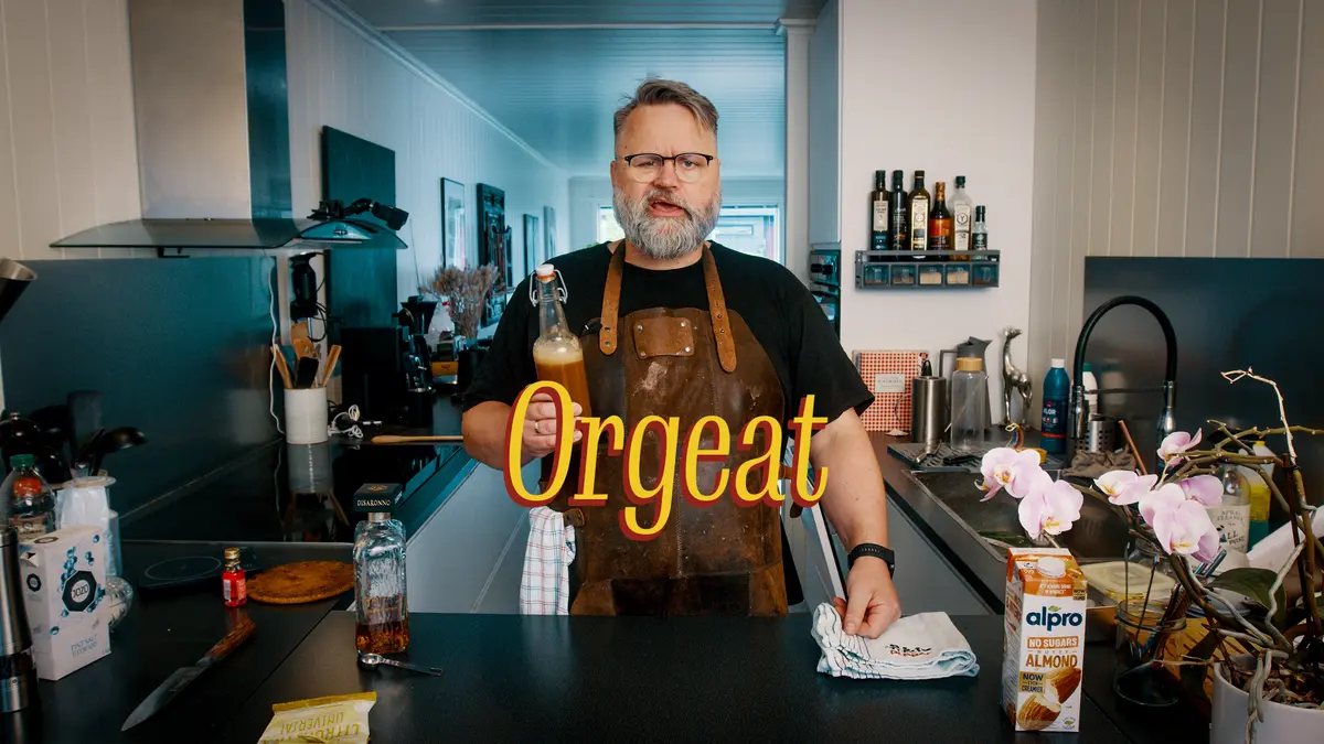 Hjemmelaget orgeat -Enkel mandelsirup til cocktails-