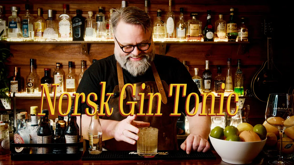 Norsk Gin Tonic med Myken og løvetannsirup